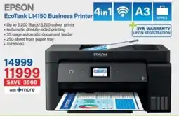 Incredible Connection EPSON EcoTank L14150 Business Printer offer