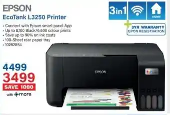 Incredible Connection EPSON EcoTank L3250 Printer offer