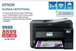 Incredible Connection EPSON EcoTank L6270 Printer offer