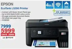 Incredible Connection EPSON EcoTank L5290 Printer offer