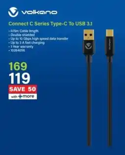 Incredible Connection Volkano Connect C Series Type-C To USB 3.1 offer