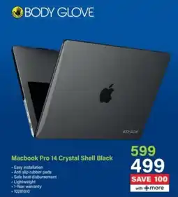 Incredible Connection Macbook Pro 14 Crystal Shell Black offer