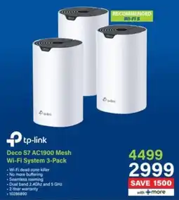 Incredible Connection Tp-link Deco S7 AC1900 Mesh Wi-Fi System 3-Pack offer