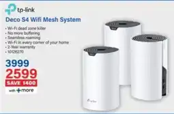 Incredible Connection Tp-link Deco S4 Wifi Mesh System offer