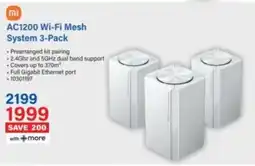 Incredible Connection AC1200 Wi-Fi Mesh System 3-Pack offer