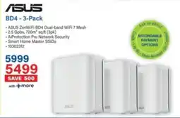 Incredible Connection ASUS BD4-3-Pack offer