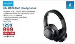 Incredible Connection Soundcore Life Q20i ANC Headphones offer