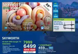 Incredible Connection SKYWORTH 55-inch UHD Google TV offer