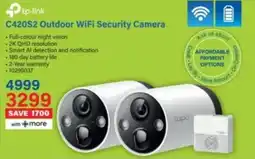 Incredible Connection Tp-link C420S2 Outdoor WiFi Security Camera offer