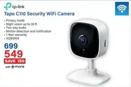 Incredible Connection Tp-link Tapo C110 Security WiFi Camera offer
