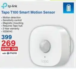 Incredible Connection Tp-link Tapo T100 Smart Motion Sensor offer