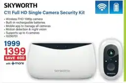 Incredible Connection SKYWORTH C11 Full HD Single Camera Security Kit offer