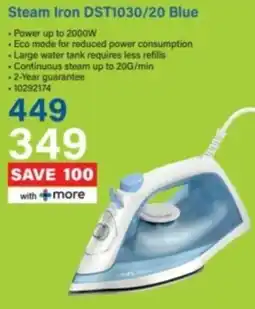 Incredible Connection PHILIPS Steam Iron DST1030/20 Blue offer