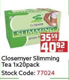 Africa Cash and Carry Closemyer Slimming Tea 1x20pack offer