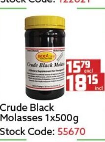 Africa Cash and Carry Crude Black Molasses 1x500g offer