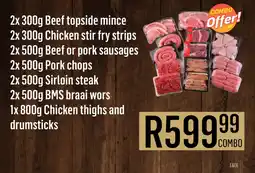Bluff Meat Supply Combo 599.99 offer