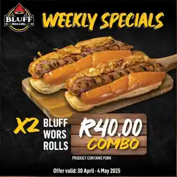 Bluff Meat Supply Bluff wors rolls offer