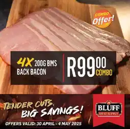 Bluff Meat Supply Bms back bacon offer