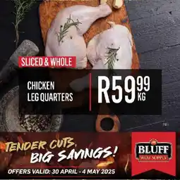 Bluff Meat Supply Chicken leg quarters offer