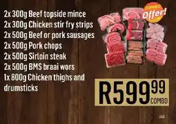 Bluff Meat Supply Combo 599.99 offer