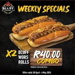 Bluff Meat Supply Bluff wors rolls offer