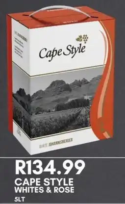 Prestons Cape style whites & rose offer
