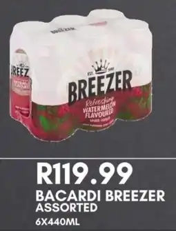 Prestons Bacardi breezer assorted offer