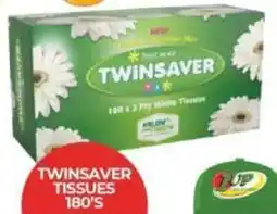 1UP Twinsaver tissues offer