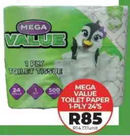 1UP Mega value toilet paper 1-ply offer