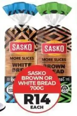 1UP Sasko brown or white bread offer