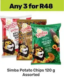 Game Simba Potato Chips Assorted offer