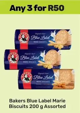 Game Bakers Blue Label Marie Biscuits Assorted offer