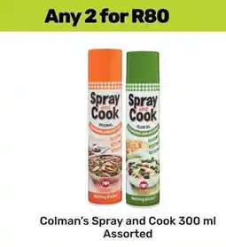 Game Colman's Spray and Cook Assorted offer