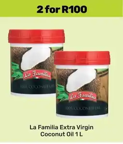 Game La Familia Extra Virgin Coconut Oil offer