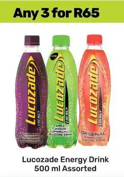 Game Lucozade Energy Drink Assorted offer