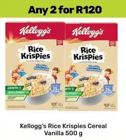 Game Kellogg's Rice Krispies Cereal Vanilla offer