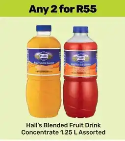 Game Hall's Blended Fruit Drink Concentrate Assorted offer