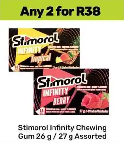 Game Stimorol Infinity Chewing Gum Assorted offer