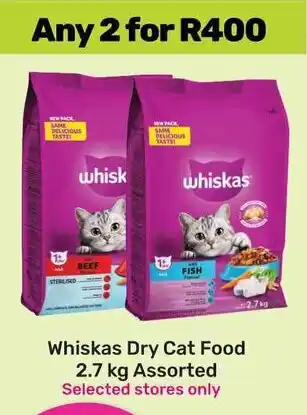 Game Whiskas Dry Cat Food offer