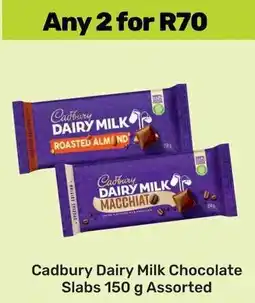 Game Cadbury Dairy Milk Chocolate Slabs Assorted offer