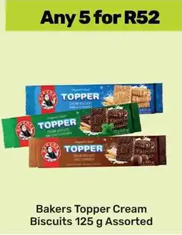 Game Bakers Topper Cream Biscuits Assorted offer