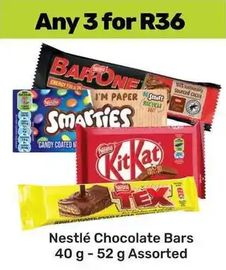 Game Nestlé Chocolate Bars Assorted offer