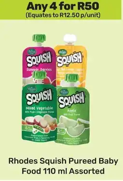 Game Rhodes Squish Pureed Baby Food Assorted offer