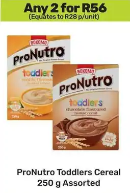 Game ProNutro Toddlers Cereal Assorted offer