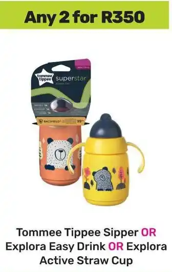 Game Tommee Tippee Sipper OR Explora Easy Drink OR Explora Active Straw Cup offer