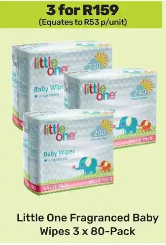 Game Little One Fragranced Baby Wipes offer