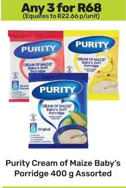 Game Purity Cream of Maize Baby's Porridge Assorted offer