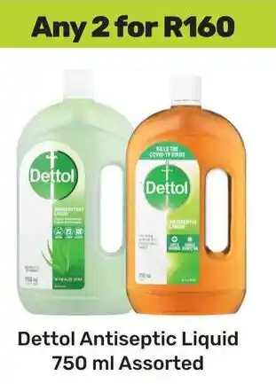Game Dettol Antiseptic Liquid Assorted offer