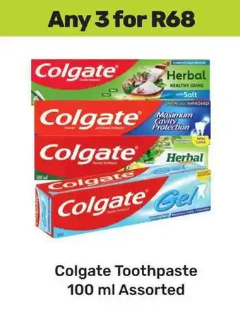 Game Colgate Toothpaste Assorted offer