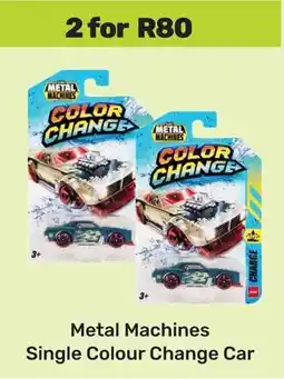 Game Metal Machines Single Colour Change Car offer